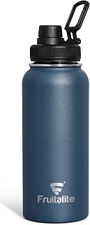 Insulated Sports Water Bottle 1 Litre Leak-Proof