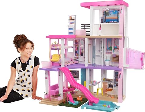 Barbie Dreamhouse Playset with 70 Accessories