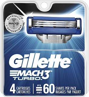 Gillette Mach3 Turbo Razor with 4 Cartridges image 2