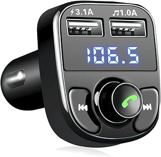 Bluetooth FM Transmitter Car Kit 5.3 with USB Charge