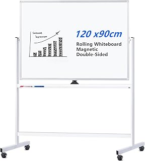 Luxor Whiteboard Double Sided Magnetic 120x90cm