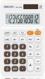 Pocket Calculator 12-Digit Solar and Battery Dual Power image 2