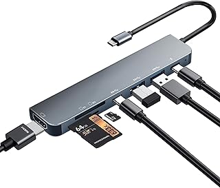 USB-C Hub 7-in-1 4K HDMI 100W PD Aluminum