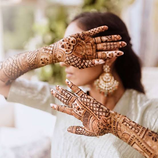 Mehendi Henna Design at Home Bridal or Festive
