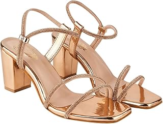 Women Block Heel Ankle Strap Sandals image 2