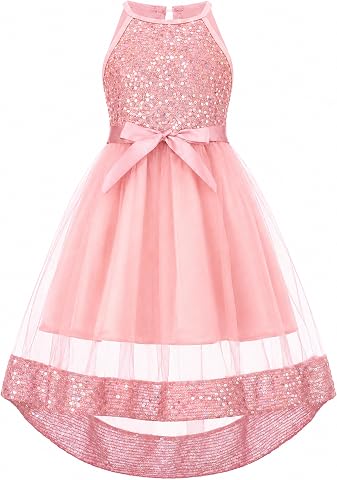 Girls Net Party Frock Dress Ages 3 to 10