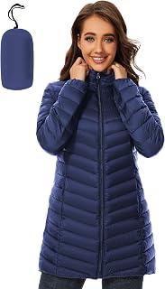 Women Quilted Puffer Jacket Hooded Winter image 2